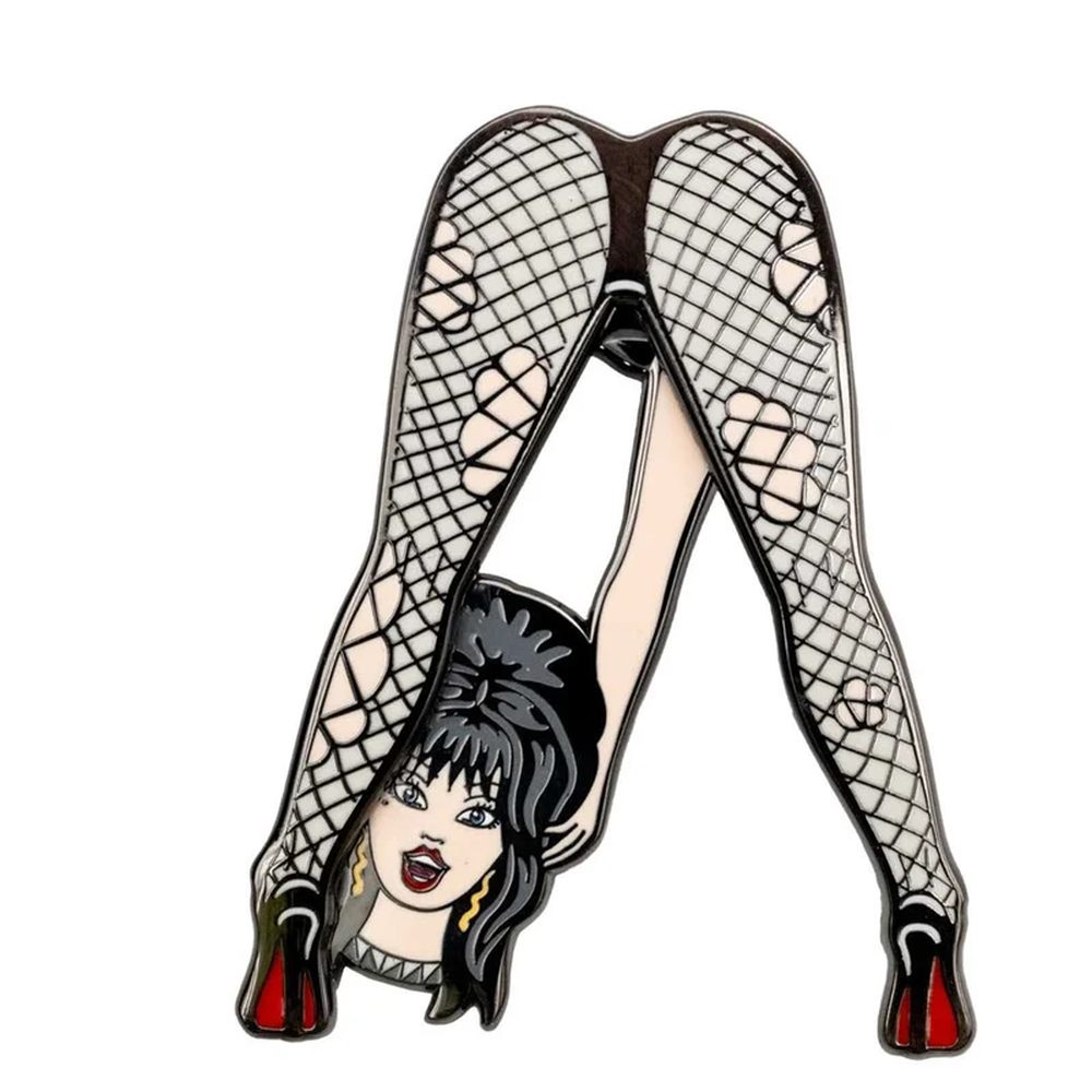 Kreepsville - Elvira Headless Legs Moving Enamel Pin - Multicolours